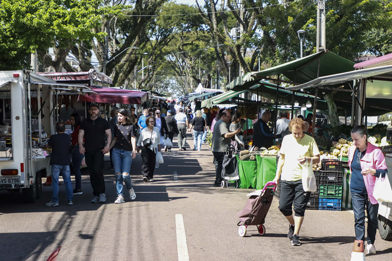 Feiras livres estão em oito endereços de Curitiba neste domingo